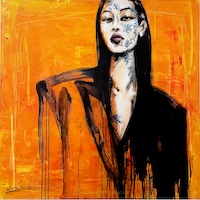 China Rose 100 x 100 cm | 2022